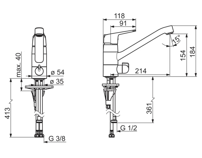 KEITTIÖHANA ORAS 1825FG VEGA, PKV