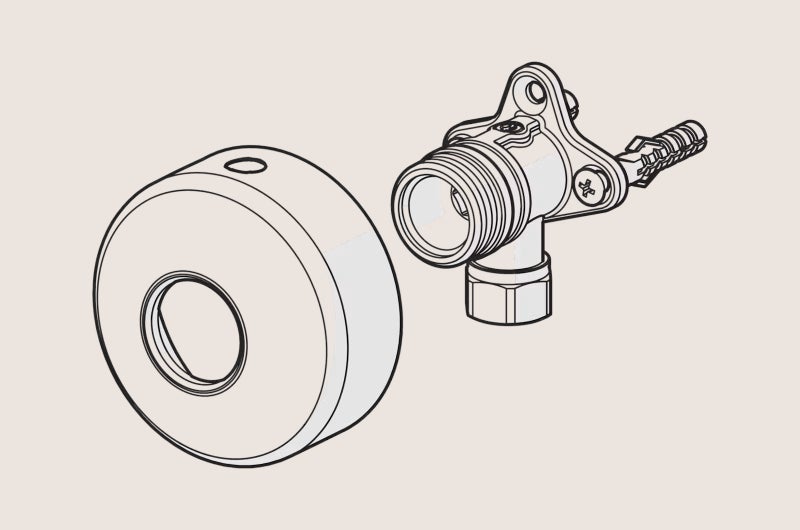 Oras 204021Z Pinta-asennuskulma 3/4" x 1/2" x 12 mm &ndash; kromattu liitoskulma pinta-asenteisille vesikalusteille